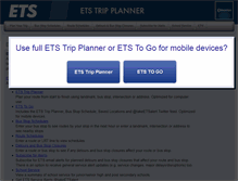 Tablet Screenshot of etstripplanner.edmonton.ca